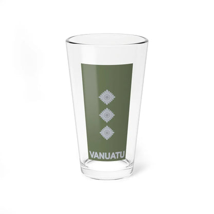 Vanuatu Mobile Force OF 2 (Vanuatu) (Military Rank) Pint Glass 16oz 16oz - Go Mug Yourself