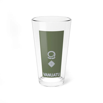 Vanuatu Mobile Force OF 4 (Vanuatu) (Military Rank) Pint Glass 16oz 16oz - Go Mug Yourself