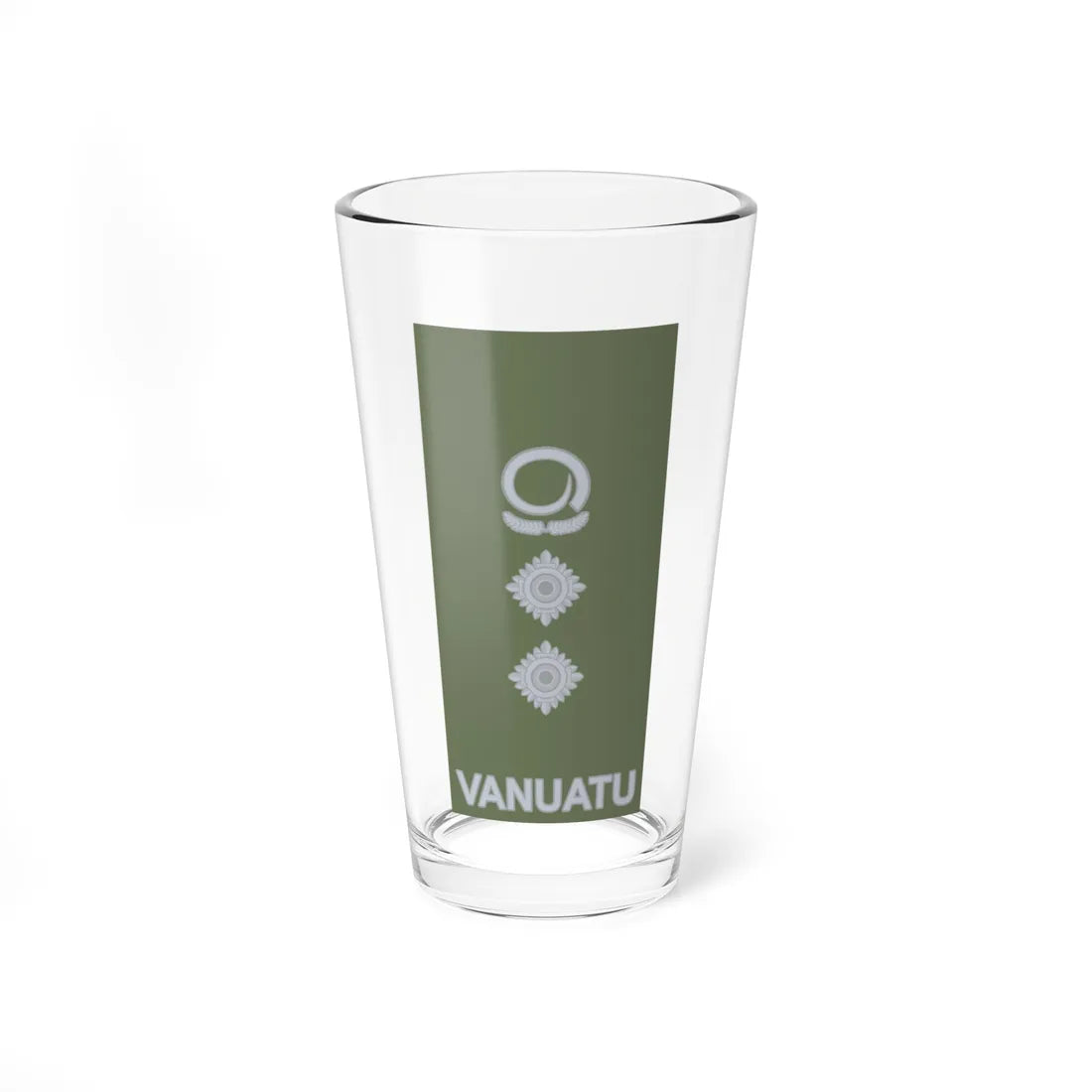 Vanuatu Mobile Force OF 5 (Vanuatu) (Military Rank) Pint Glass 16oz 16oz - Go Mug Yourself