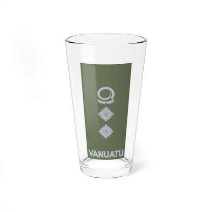 Vanuatu Mobile Force OF 5 (Vanuatu) (Military Rank) Pint Glass 16oz 16oz - Go Mug Yourself