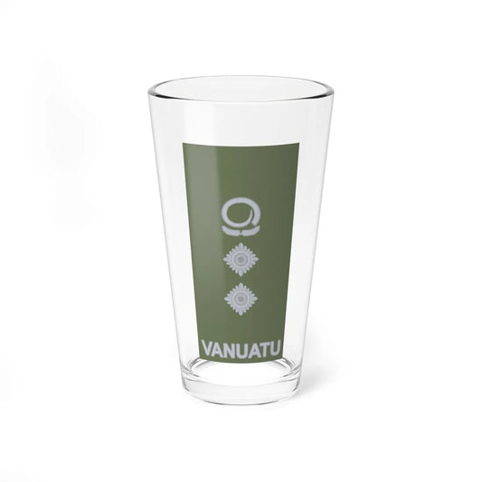 Vanuatu Mobile Force OF 5 (Vanuatu) (Military Rank) Pint Glass 16oz 16oz - Go Mug Yourself