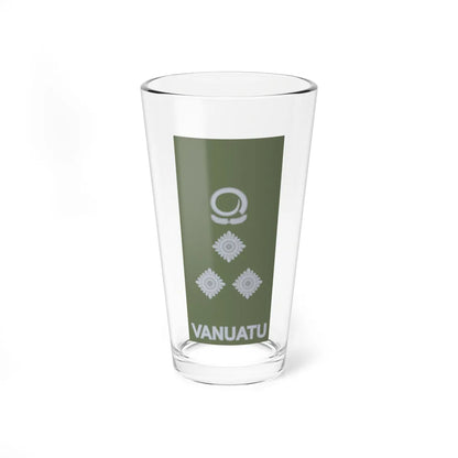 Vanuatu Mobile Force OF 6 (Vanuatu) (Military Rank) Pint Glass 16oz 16oz - Go Mug Yourself
