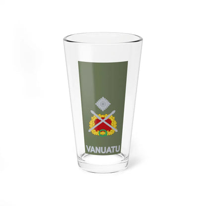 Vanuatu Mobile Force OF 7 (Vanuatu) (Military Rank) Pint Glass 16oz 16oz - Go Mug Yourself
