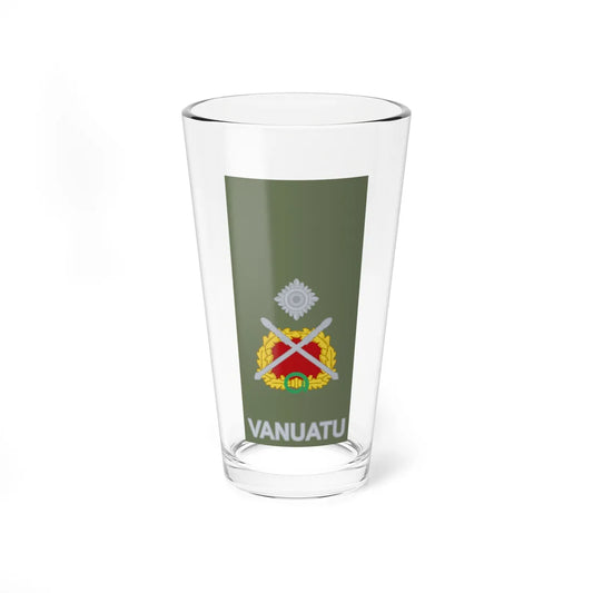 Vanuatu Mobile Force OF 7 (Vanuatu) (Military Rank) Pint Glass 16oz 16oz - Go Mug Yourself