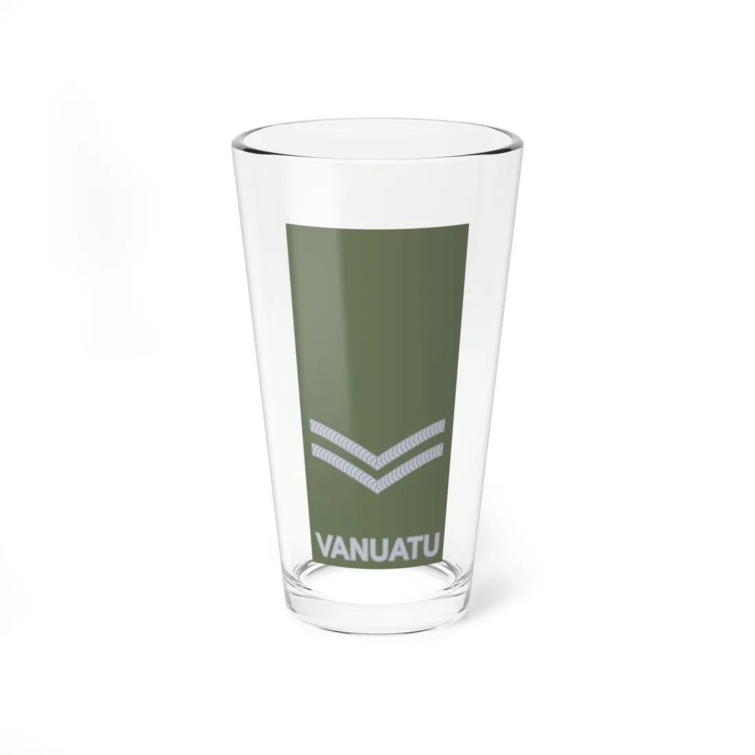 Vanuatu Mobile Force OR 4 (Vanuatu) (Military Rank) Pint Glass 16oz 16oz - Go Mug Yourself
