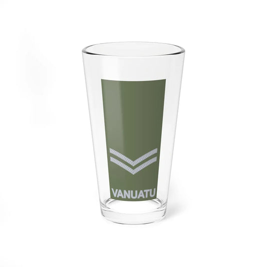Vanuatu Mobile Force OR 4 (Vanuatu) (Military Rank) Pint Glass 16oz 16oz - Go Mug Yourself