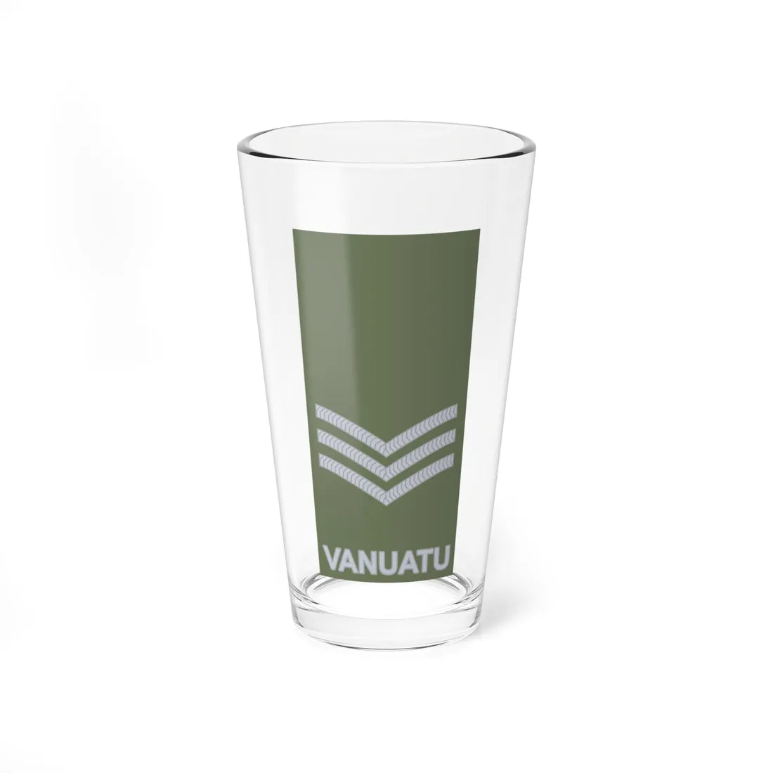 Vanuatu Mobile Force OR 6 (Vanuatu) (Military Rank) Pint Glass 16oz 16oz - Go Mug Yourself