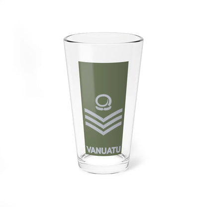 Vanuatu Mobile Force OR 7 (Vanuatu) (Military Rank) Pint Glass 16oz 16oz - Go Mug Yourself