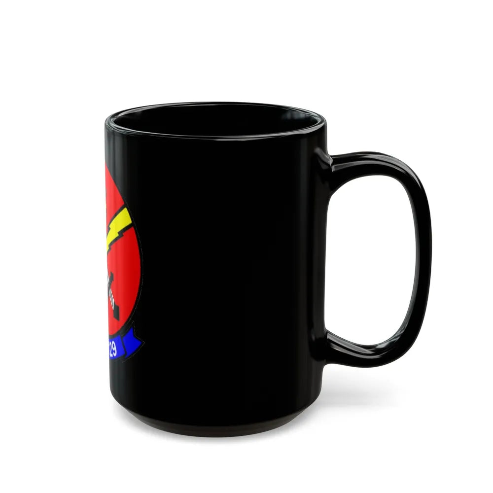 VAQ 129 (U.S. Navy) Black Coffee Mug-Go Mug Yourself