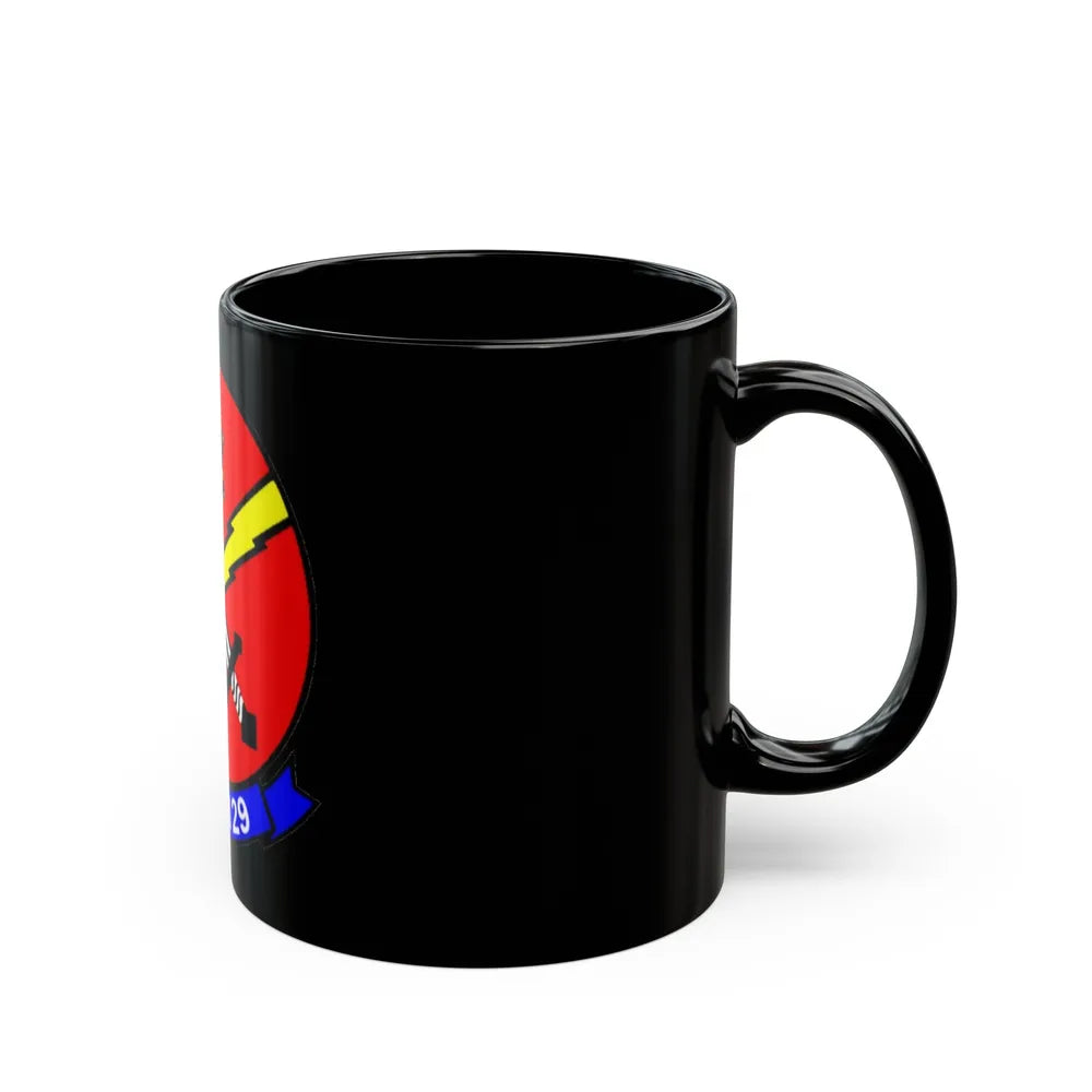 VAQ 129 (U.S. Navy) Black Coffee Mug-Go Mug Yourself