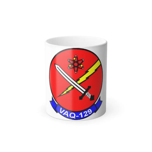 VAQ 129 (U.S. Navy) Color Changing Mug 11oz-11oz-Go Mug Yourself