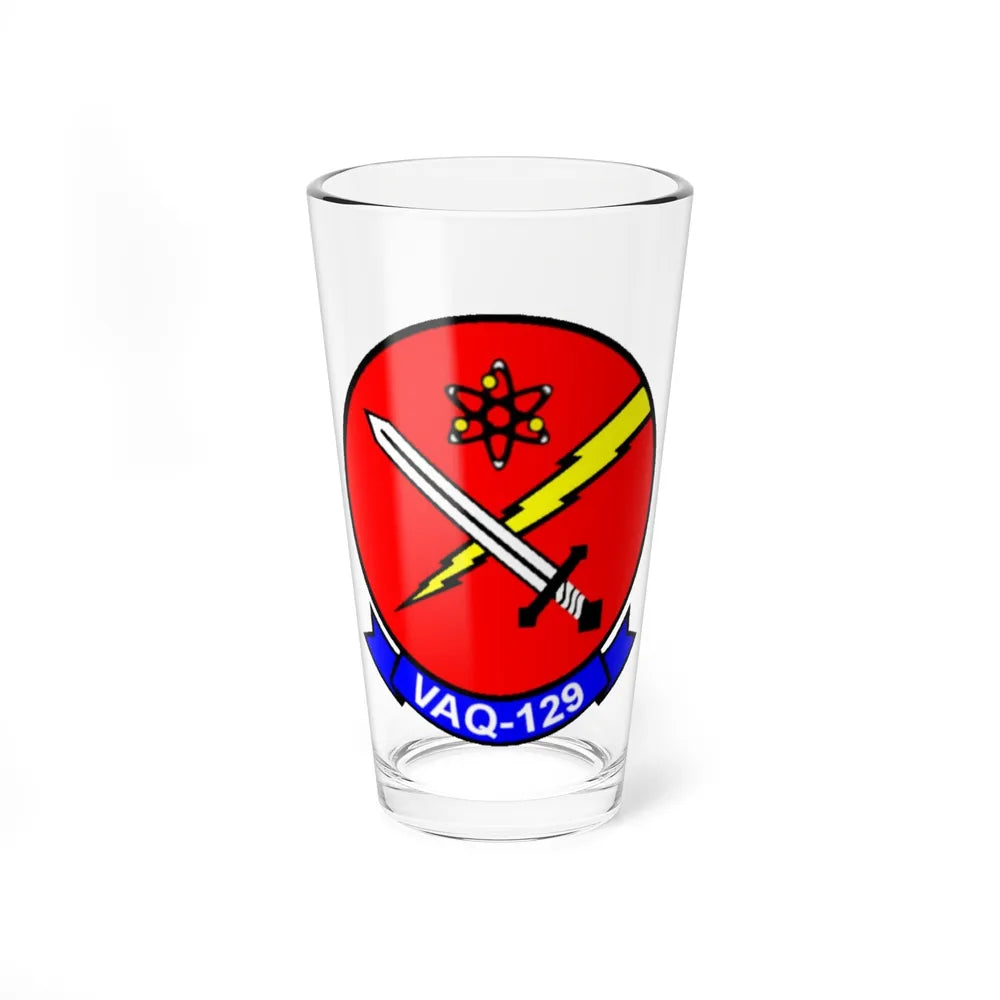 VAQ 129 (U.S. Navy) Pint Glass 16oz-16oz-Go Mug Yourself