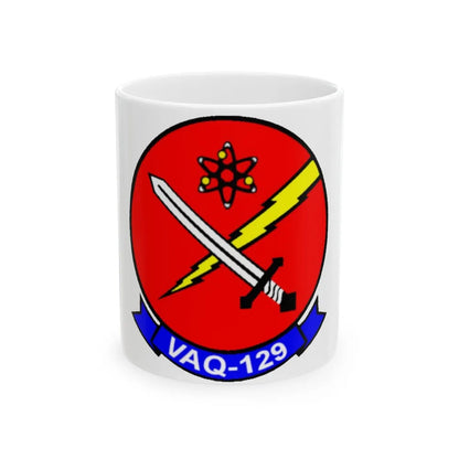 VAQ 129 (U.S. Navy) White Coffee Mug-11oz-Go Mug Yourself