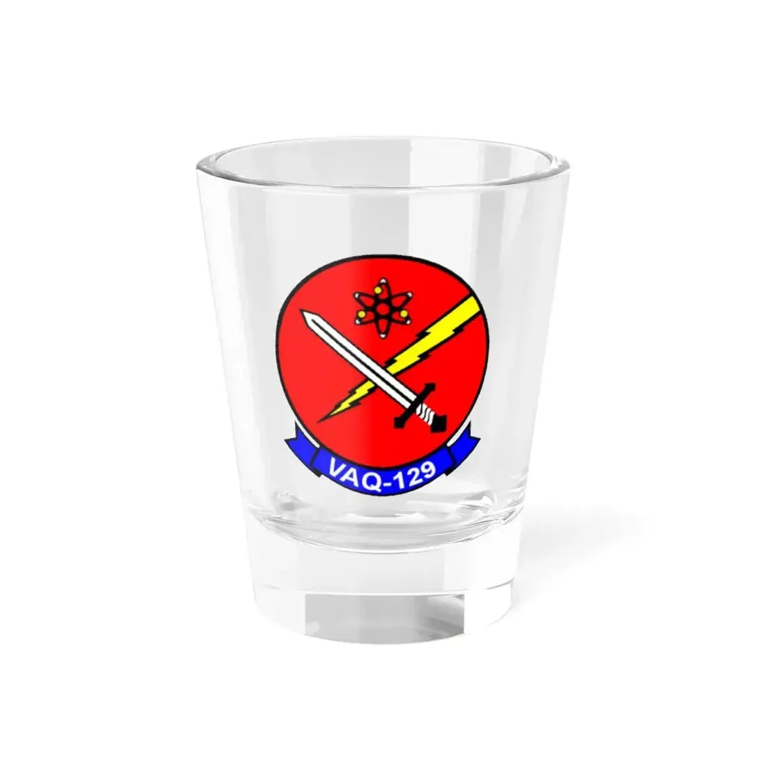 VAQ 129 (U.S. Navy) Shot Glass 1.5oz 1.5oz - Go Mug Yourself