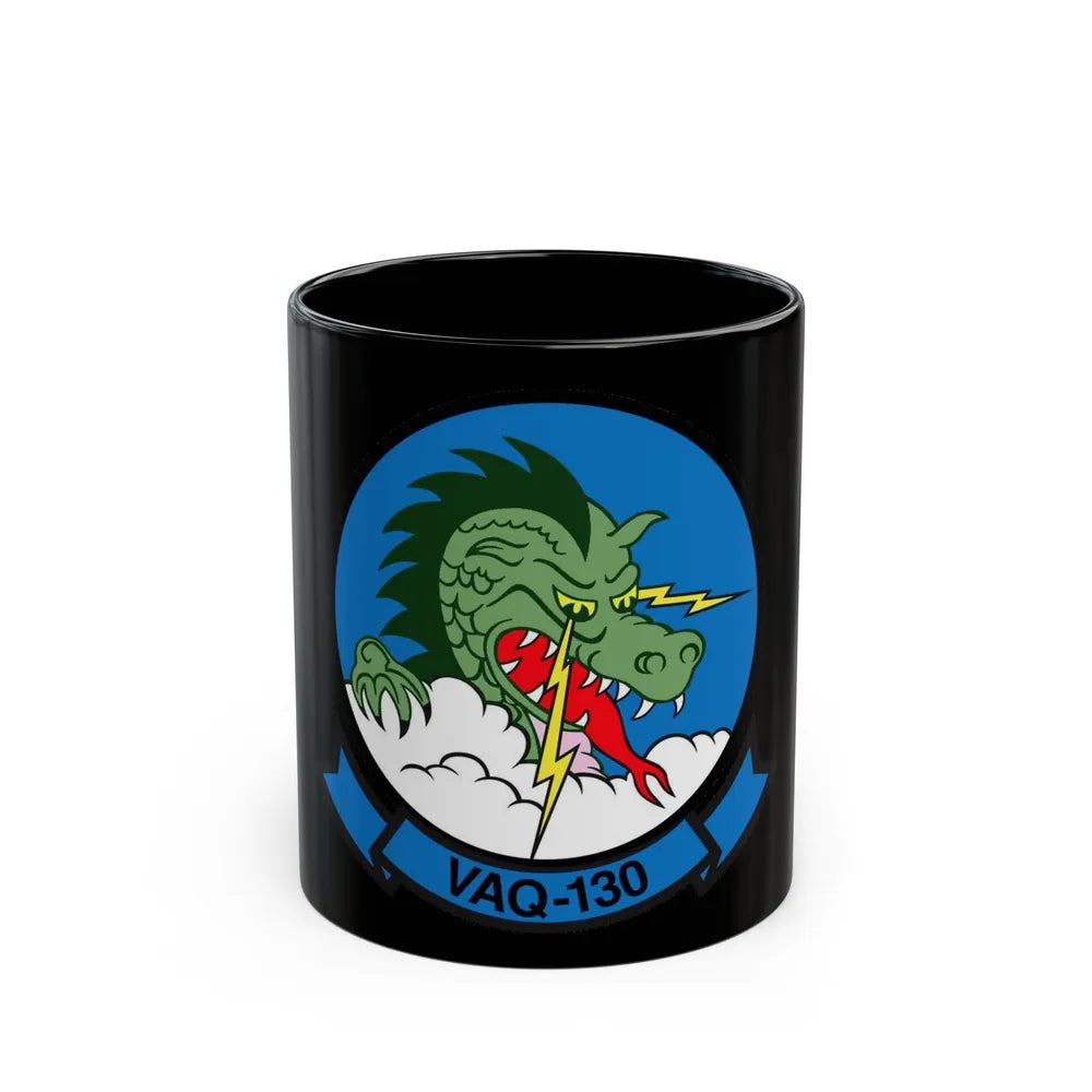 VAQ 130 Electronic Attack Squadron 130 (U.S. Navy) Black Coffee Mug-11oz-Go Mug Yourself