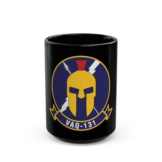 VAQ 131 Electronic Attack Squadron 131 (U.S. Navy) Black Coffee Mug-15oz-Go Mug Yourself