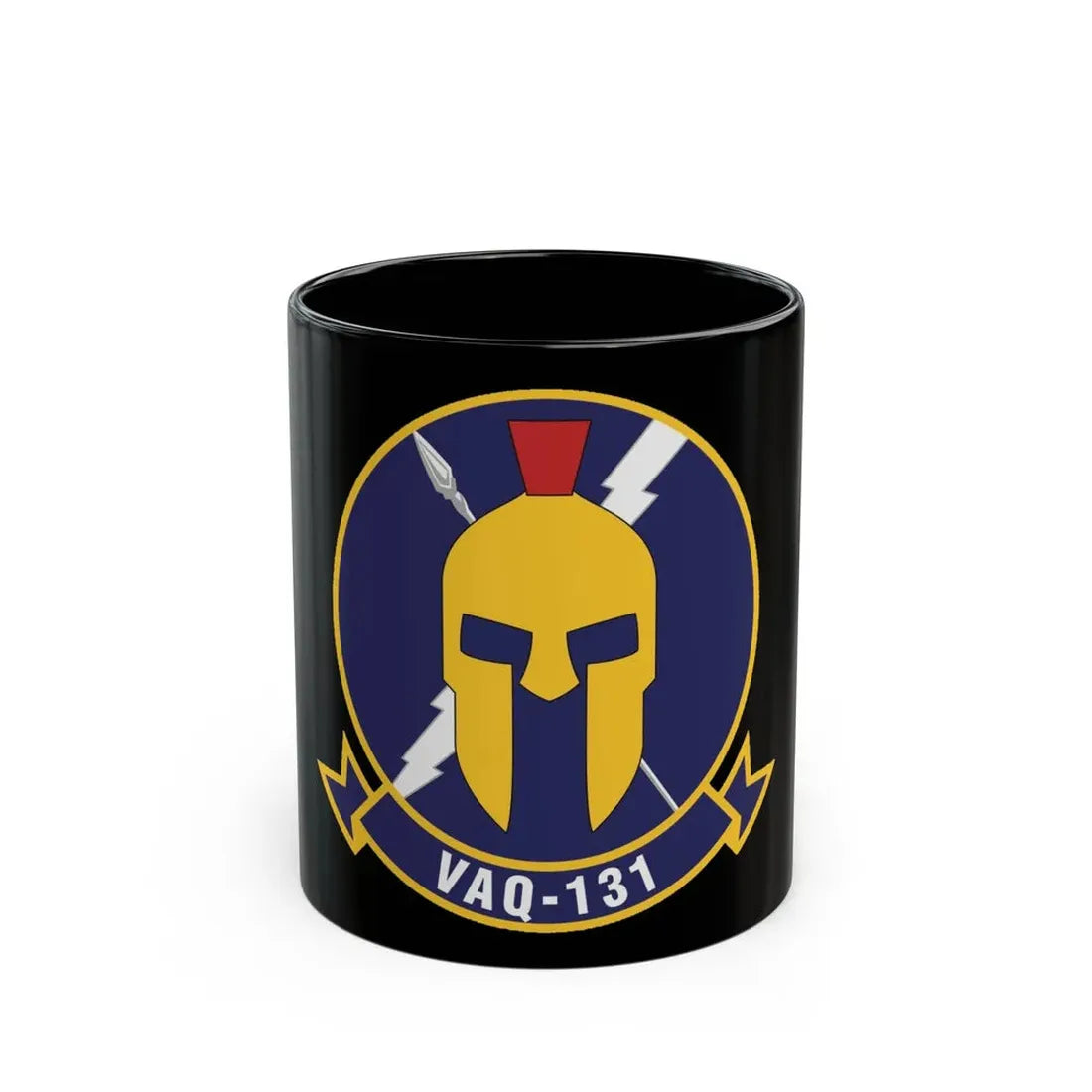 VAQ 131 Electronic Attack Squadron 131 (U.S. Navy) Black Coffee Mug 11oz - Go Mug Yourself