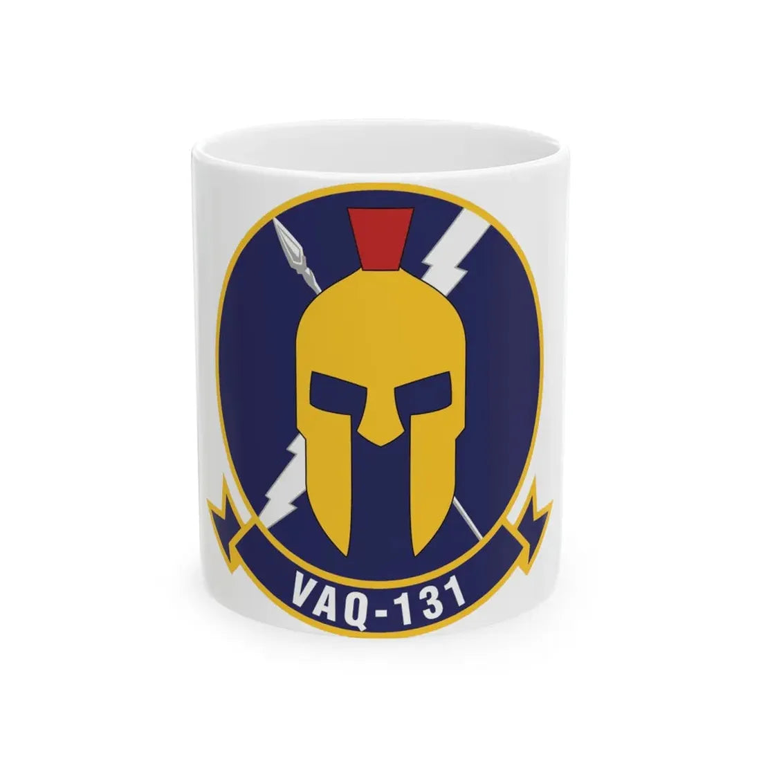 VAQ 131 Electronic Attack Squadron 131 (U.S. Navy) White Coffee Mug 11oz - Go Mug Yourself