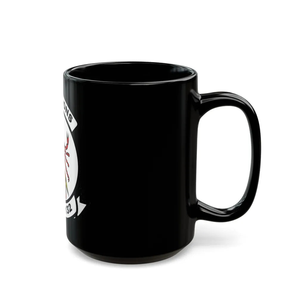 VAQ 132 Electronic Attack Squadron 132 (U.S. Navy) Black Coffee Mug-Go Mug Yourself