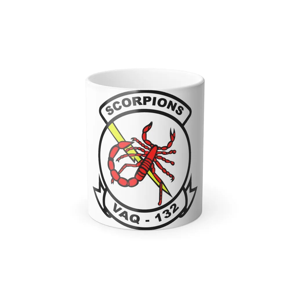 VAQ 132 Electronic Attack Squadron 132 (U.S. Navy) Color Changing Mug 11oz-11oz-Go Mug Yourself