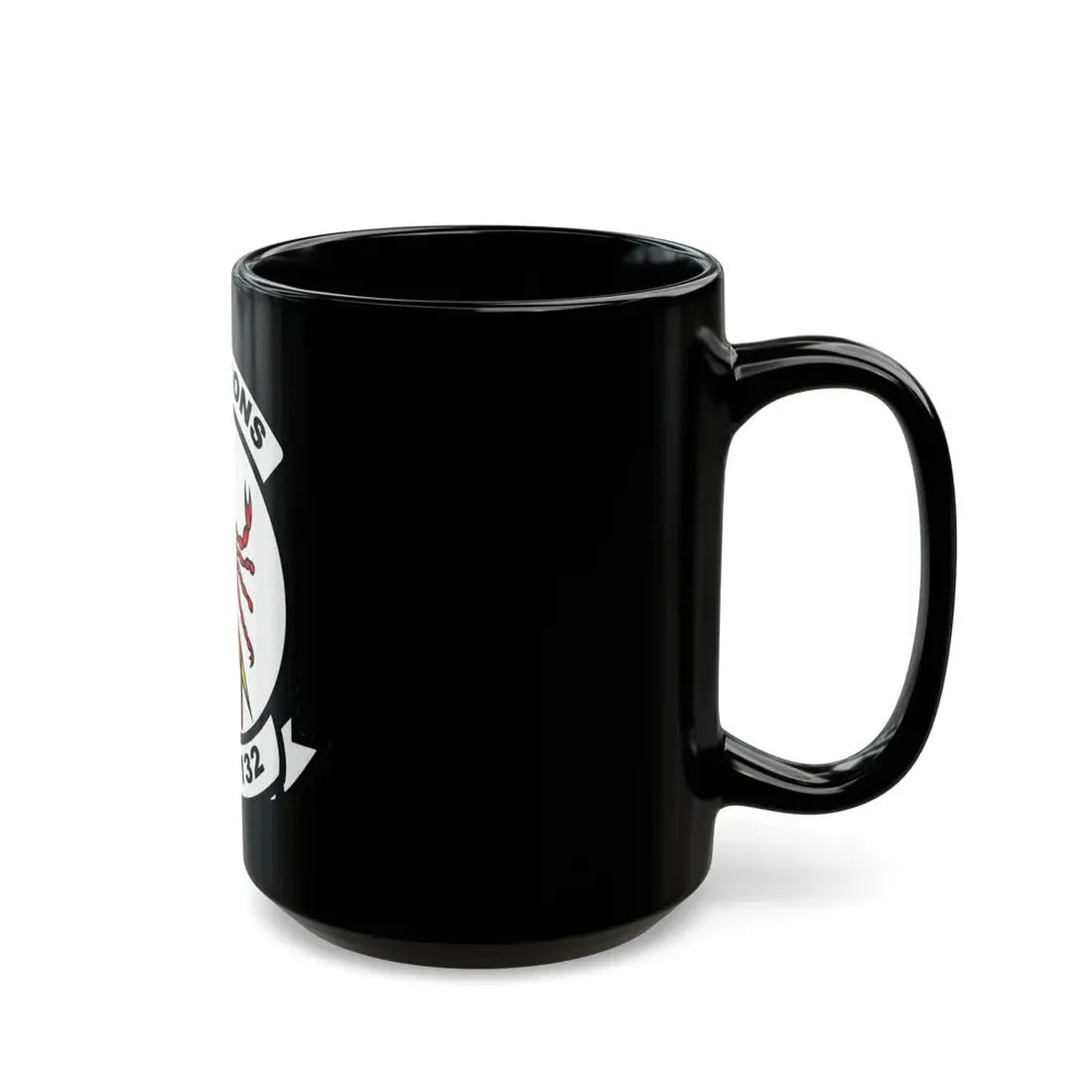 VAQ 132 Electronic Attack Squadron 132 (U.S. Navy) Black Coffee Mug - Go Mug Yourself