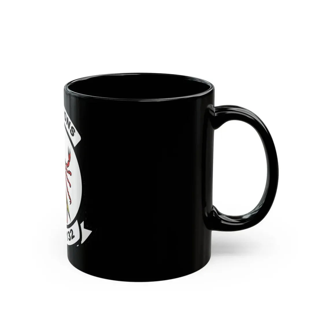 VAQ 132 Electronic Attack Squadron 132 (U.S. Navy) Black Coffee Mug - Go Mug Yourself