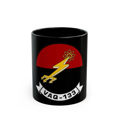 VAQ 133 Electronic Attack Squadron 133 (U.S. Navy) Black Coffee Mug-11oz-Go Mug Yourself