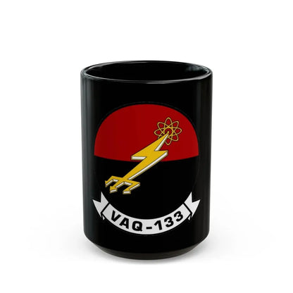 VAQ 133 Electronic Attack Squadron 133 (U.S. Navy) Black Coffee Mug 15oz - Go Mug Yourself