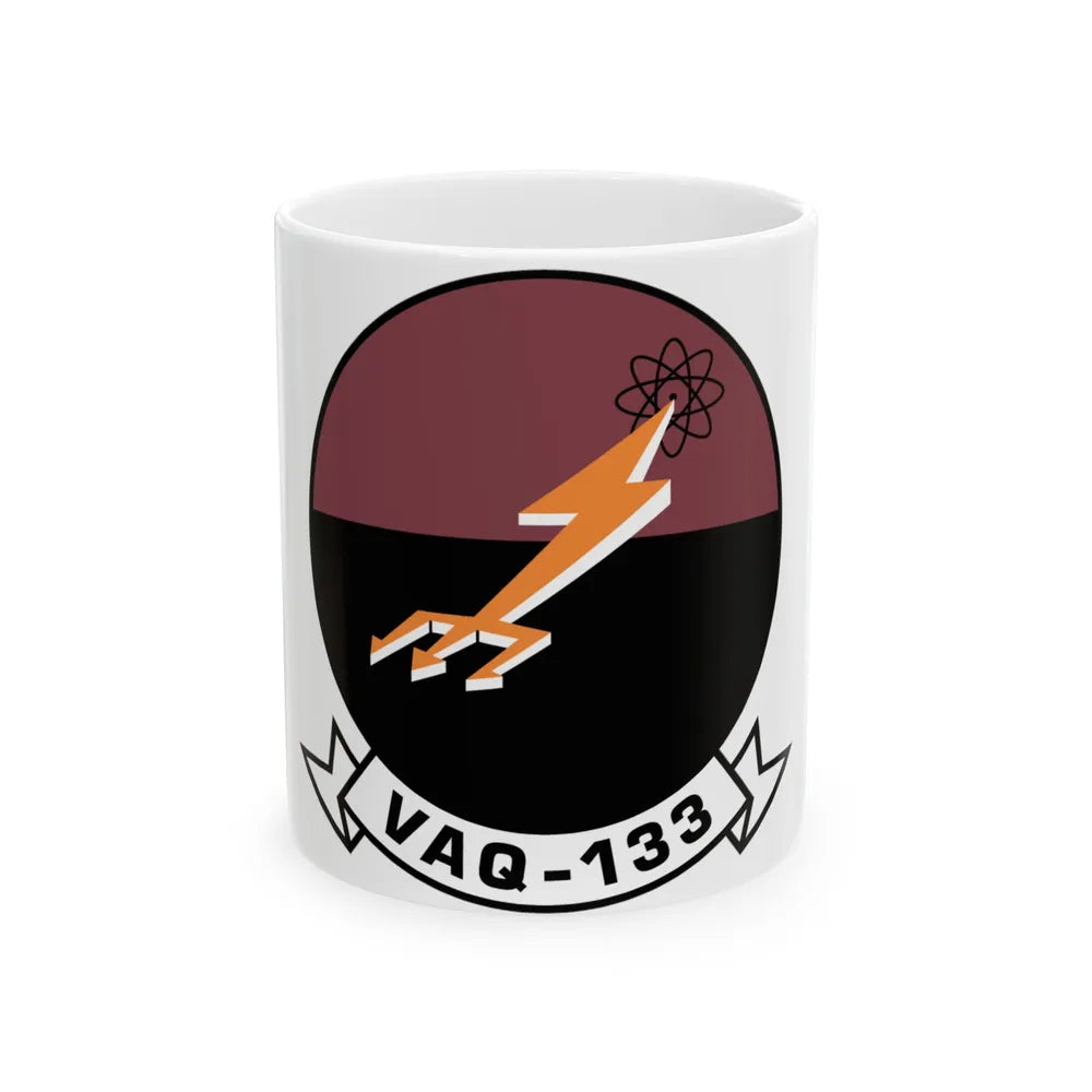 VAQ 133 (U.S. Navy) White Coffee Mug-11oz-Go Mug Yourself