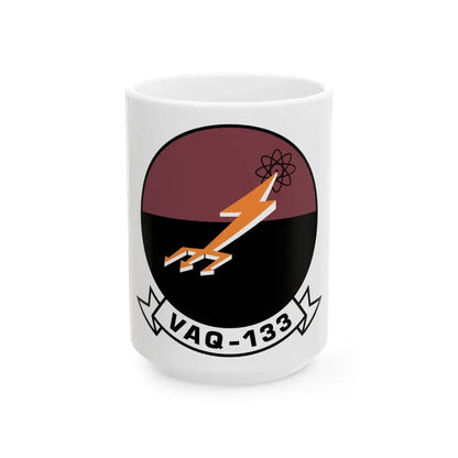 VAQ 133 (U.S. Navy) White Coffee Mug 15oz - Go Mug Yourself