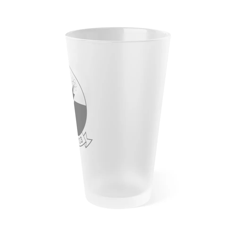 VAQ 133BW (U.S. Navy) Frosted Pint Glass 16oz-Go Mug Yourself