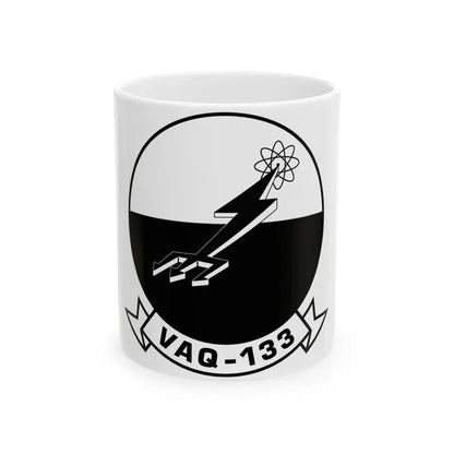 VAQ 133BW (U.S. Navy) White Coffee Mug 11oz - Go Mug Yourself