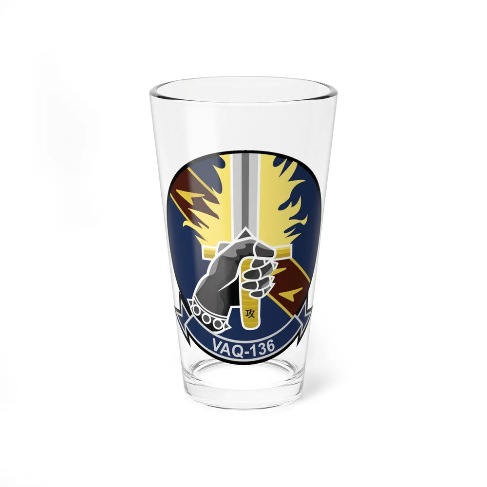 VAQ 136 Electronic Attack Squadron 136 (U.S. Navy) Pint Glass 16oz-16oz-Go Mug Yourself