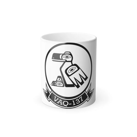 VAQ 137 Electronic Attack Squadron 137 (U.S. Navy) Color Changing Mug 11oz-11oz-Go Mug Yourself