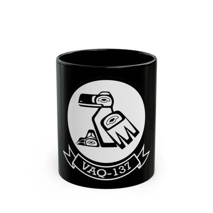 VAQ 137 Electronic Attack Squadron 137 (U.S. Navy) Black Coffee Mug 11oz - Go Mug Yourself