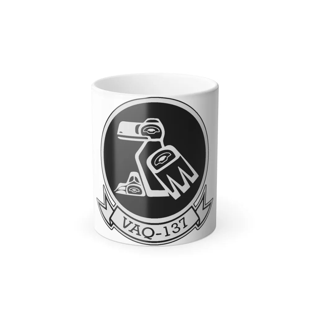 VAQ 137 ROOKS (U.S. Navy) Color Changing Mug 11oz-11oz-Go Mug Yourself