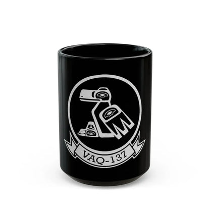 VAQ 137 ROOKS (U.S. Navy) Black Coffee Mug 15oz - Go Mug Yourself