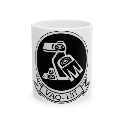 VAQ 137 ROOKS (U.S. Navy) White Coffee Mug 11oz - Go Mug Yourself