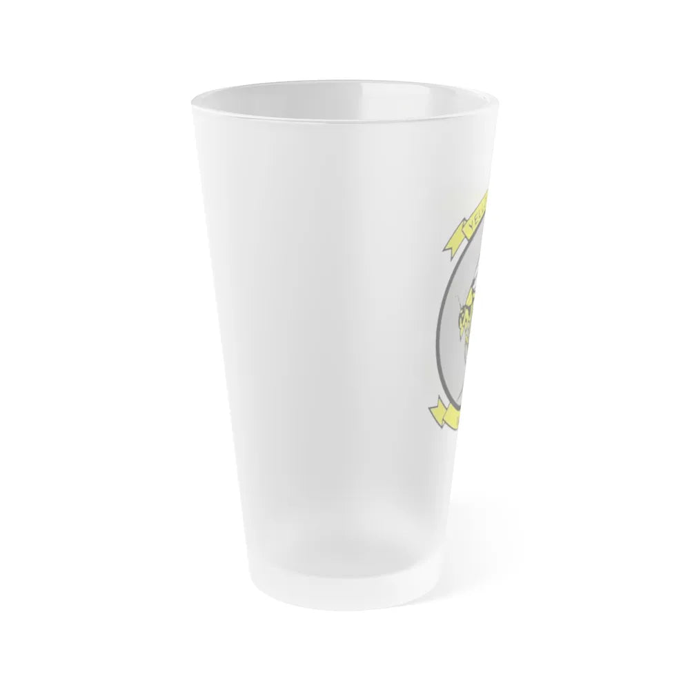 VAQ 138 Electronic Attack Squadron 138 (U.S. Navy) Frosted Pint Glass 16oz-Go Mug Yourself