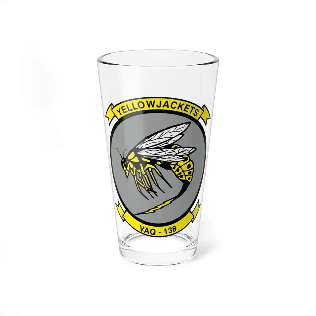 VAQ 138 Electronic Attack Squadron 138 (U.S. Navy) Pint Glass 16oz 16oz - Go Mug Yourself
