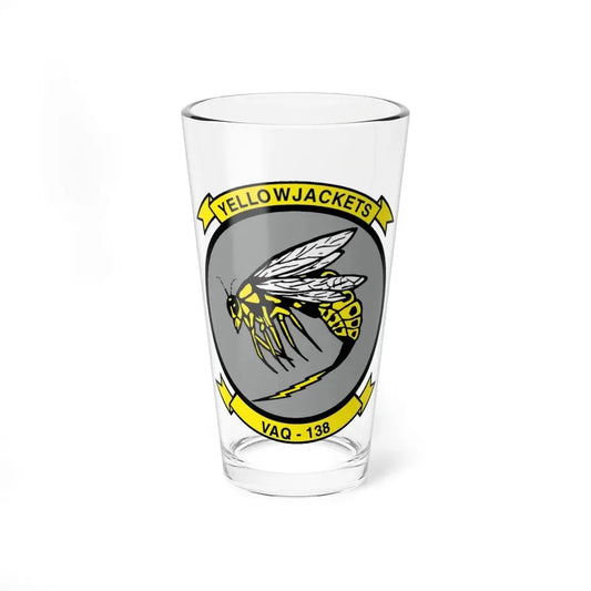 VAQ 138 Electronic Attack Squadron 138 (U.S. Navy) Pint Glass 16oz 16oz - Go Mug Yourself