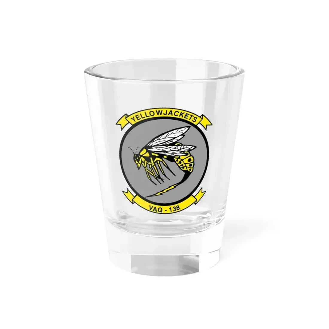 VAQ 138 Electronic Attack Squadron 138 (U.S. Navy) Shot Glass 1.5oz 1.5oz - Go Mug Yourself