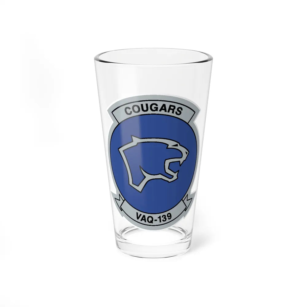 VAQ 139 Cougars (U.S. Navy) Pint Glass 16oz-16oz-Go Mug Yourself