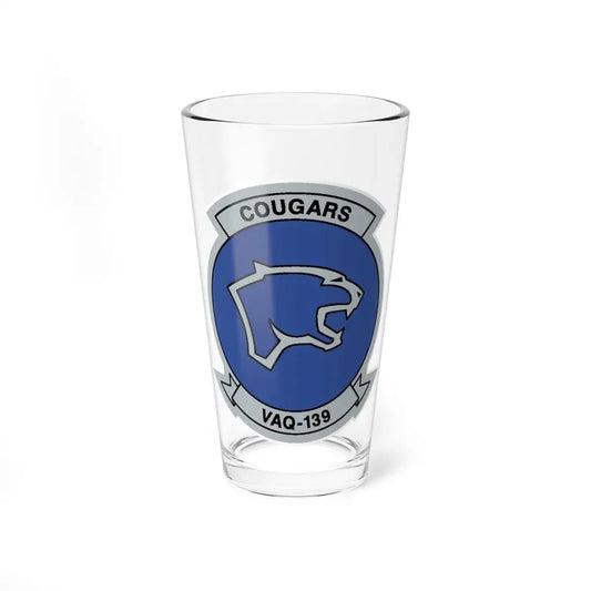 VAQ 139 Cougars (U.S. Navy) Pint Glass 16oz 16oz - Go Mug Yourself