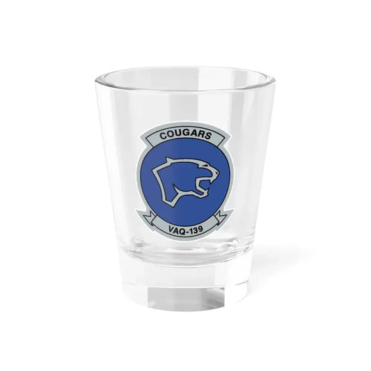 VAQ 139 Cougars (U.S. Navy) Shot Glass 1.5oz 1.5oz - Go Mug Yourself