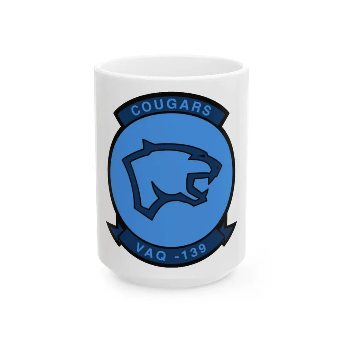 VAQ 139 (U.S. Navy) White Coffee Mug 15oz - Go Mug Yourself