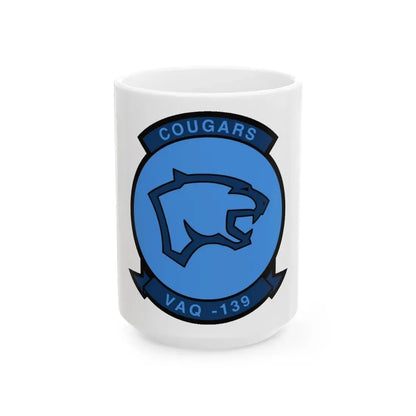 VAQ 139 (U.S. Navy) White Coffee Mug 15oz - Go Mug Yourself