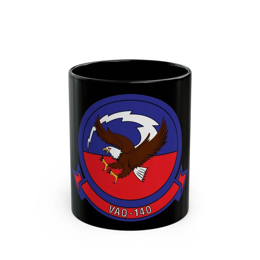 VAQ 140 Electronic Attack Squadron 140 (U.S. Navy) Black Coffee Mug-11oz-Go Mug Yourself