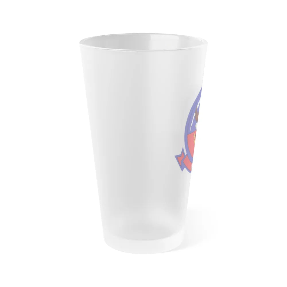 VAQ 140 Electronic Attack Squadron 140 (U.S. Navy) Frosted Pint Glass 16oz-Go Mug Yourself