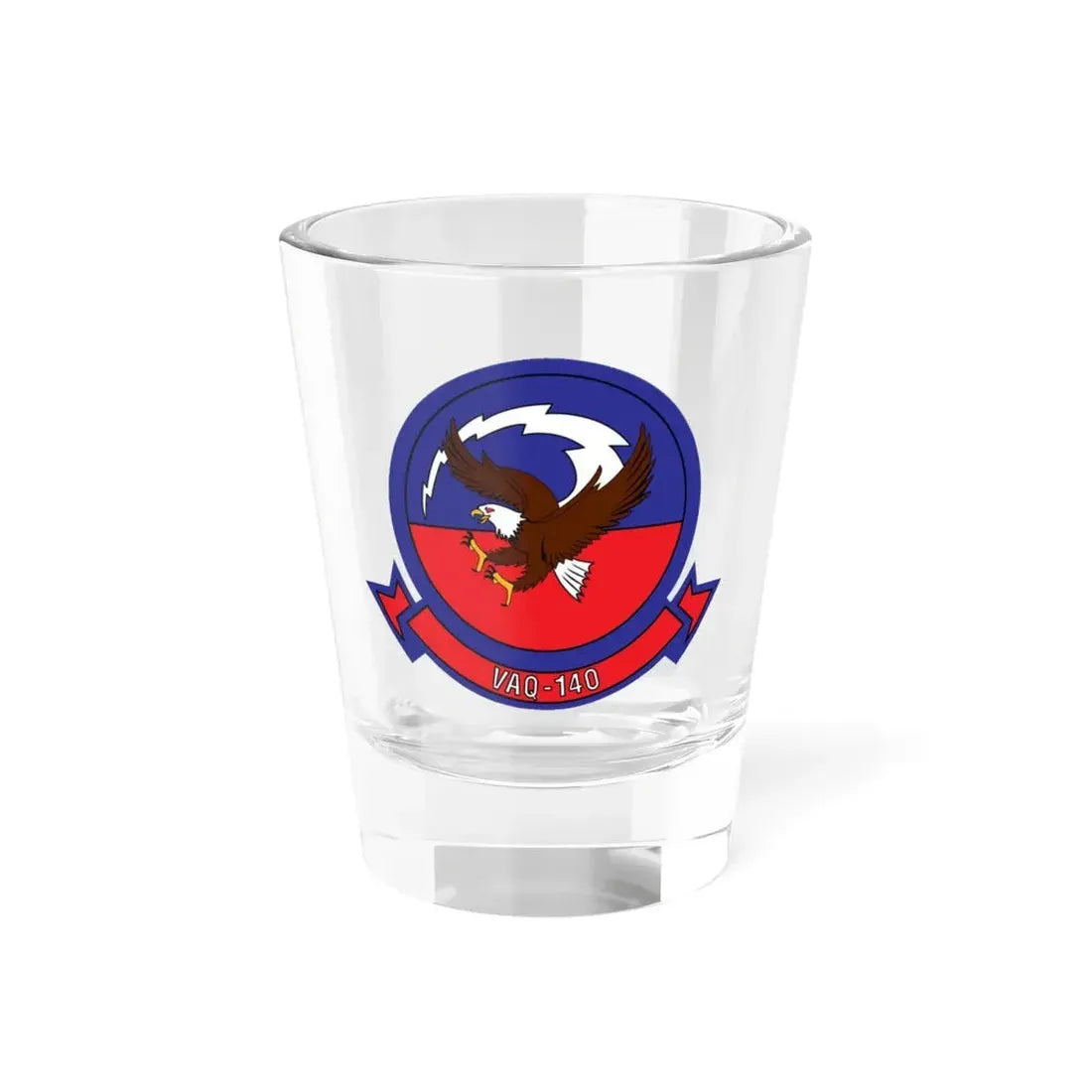 VAQ 140 Electronic Attack Squadron 140 (U.S. Navy) Shot Glass 1.5oz 1.5oz - Go Mug Yourself